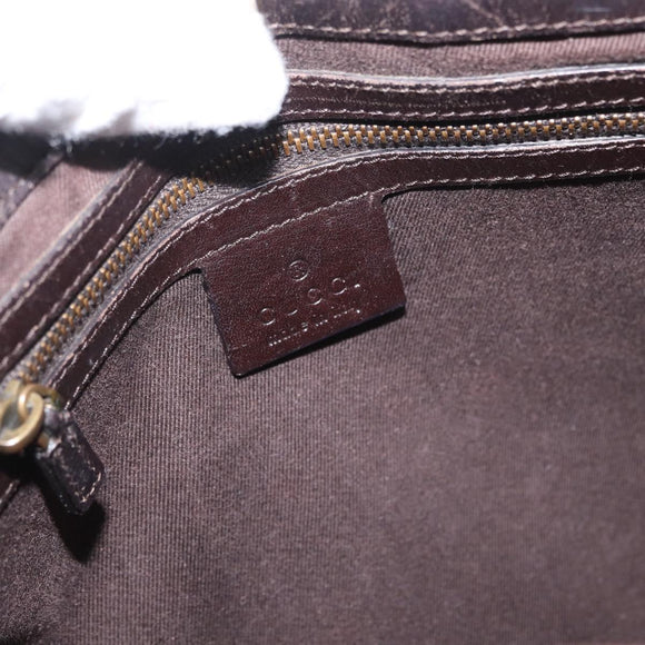 GUCCI GG Canvas Shoulder Bag Beige Gold 109106 Auth gh1860