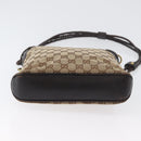 GUCCI GG Canvas Shoulder Bag Beige Gold 109106 Auth gh1860-5
