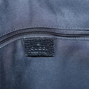 GUCCI GG Canvas Abbey Hand Bag Black Gold 130739 Auth gh1861-17
