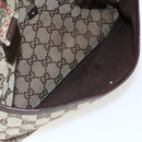 GUCCI GG Canvas Web Sherry Line Tote Bag Beige Red Green 145810 Auth gh1862-22