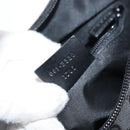 GUCCI GG Canvas Shoulder Bag Black Silver 001 3380 1705 Auth gh1864-21