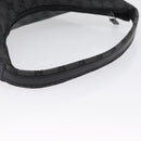 GUCCI GG Canvas Shoulder Bag Black Silver 001 3380 1705 Auth gh1864-7