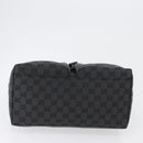 GUCCI GG Canvas Shoulder Bag Black Silver 001 3380 1705 Auth gh1864-9