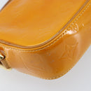LOUIS VUITTON Monogram Vernis Christy MM Shoulder Bag Jaune M91108 Auth gh1865-17