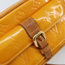 LOUIS VUITTON Monogram Vernis Christy MM Shoulder Bag Jaune M91108 Auth gh1865-18