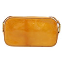 LOUIS VUITTON Monogram Vernis Christy MM Shoulder Bag Jaune M91108 Auth gh1865-2