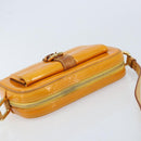 LOUIS VUITTON Monogram Vernis Christy MM Shoulder Bag Jaune M91108 Auth gh1865-6
