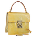 LOUIS VUITTON Monogram Vernis Spring Street Hand Bag Gris M91029 LV Auth gh1868-1