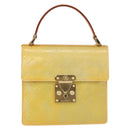 LOUIS VUITTON Monogram Vernis Spring Street Hand Bag Gris M91029 LV Auth gh1868-13