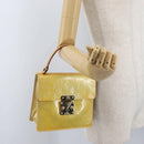LOUIS VUITTON Monogram Vernis Spring Street Hand Bag Gris M91029 LV Auth gh1868-24