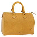 LOUIS VUITTON Epi Speedy 25 Hand Bag Tassili Yellow M43019 LV Auth gh1870-1