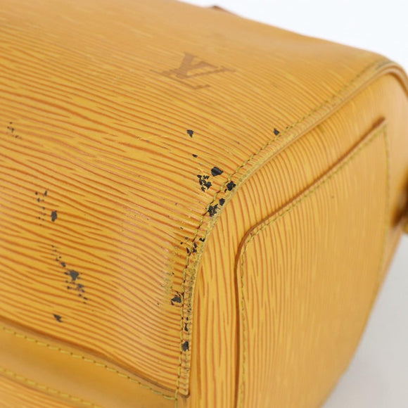 LOUIS VUITTON Epi Speedy 25 Hand Bag Tassili Yellow M43019 LV Auth gh1870