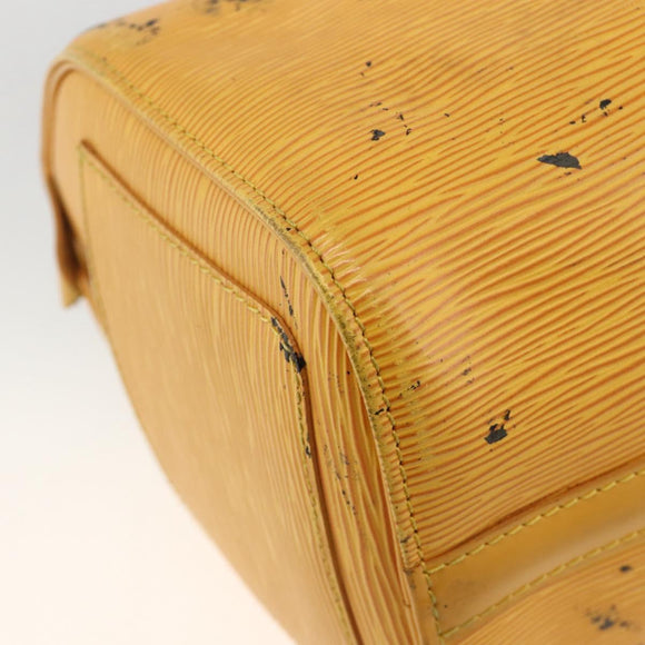 LOUIS VUITTON Epi Speedy 25 Hand Bag Tassili Yellow M43019 LV Auth gh1870