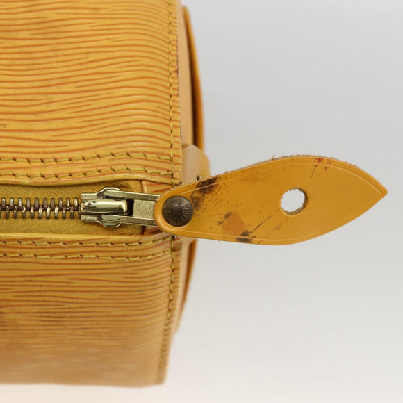 LOUIS VUITTON Epi Speedy 25 Hand Bag Tassili Yellow M43019 LV Auth gh1870