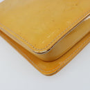 LOUIS VUITTON Monogram Vernis Lexington Pouch Beige M91010 LV Auth gh1874-16
