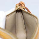 LOUIS VUITTON Monogram Vernis Lexington Pouch Beige M91010 LV Auth gh1874-18