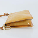 LOUIS VUITTON Monogram Vernis Lexington Pouch Beige M91010 LV Auth gh1874-4