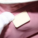 Christian Dior Trotter Canvas Boston Bag PVC Pink Silver Auth gh1875-17