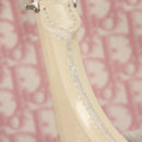 Christian Dior Trotter Canvas Boston Bag PVC Pink Silver Auth gh1875-26