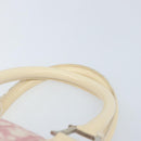 Christian Dior Trotter Canvas Boston Bag PVC Pink Silver Auth gh1875-8