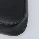 Salvatore Ferragamo Gancini Shoulder Bag Leather Black Silver Auth gh1877-9