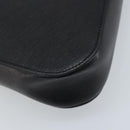Salvatore Ferragamo Gancini Shoulder Bag Leather Black Silver Auth gh1877-16
