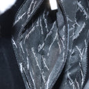 Salvatore Ferragamo Gancini Shoulder Bag Leather Black Silver Auth gh1877-20