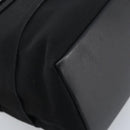 Salvatore Ferragamo Chain Vala Hand Bag Nylon Black Gold Auth gh1878-16