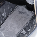 Salvatore Ferragamo Chain Vala Hand Bag Nylon Black Gold Auth gh1878-11