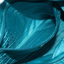 PRADA Hand Bag Nylon 2way Turquoise Blue Silver Auth gh1880A-23