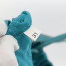 PRADA Hand Bag Nylon 2way Turquoise Blue Silver Auth gh1880A-24