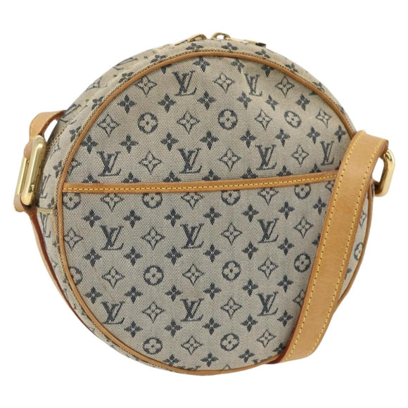 LOUIS VUITTON Monogram Mini Jeanne GM Shoulder Bag Blue M92000 LV Auth gh1883