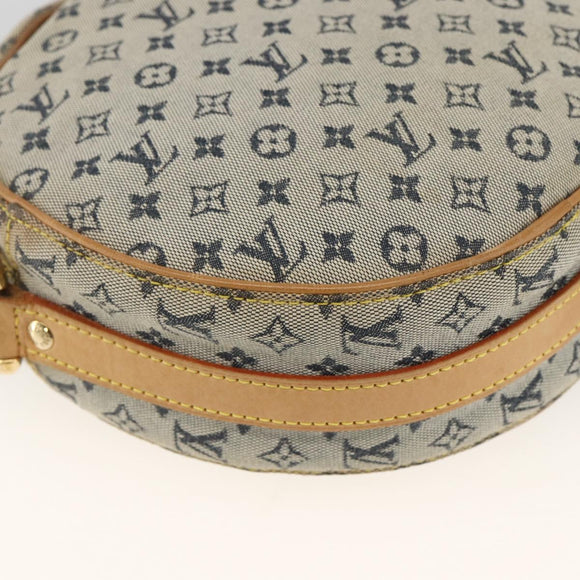 LOUIS VUITTON Monogram Mini Jeanne GM Shoulder Bag Blue M92000 LV Auth gh1883