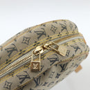 LOUIS VUITTON Monogram Mini Jeanne GM Shoulder Bag Blue M92000 LV Auth gh1883-9