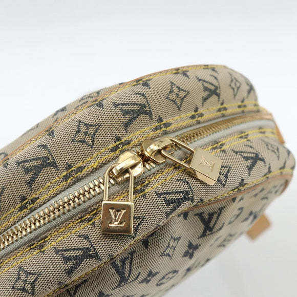 LOUIS VUITTON Monogram Mini Jeanne GM Shoulder Bag Blue M92000 LV Auth gh1883