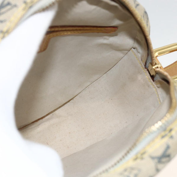 LOUIS VUITTON Monogram Mini Jeanne GM Shoulder Bag Blue M92000 LV Auth gh1883