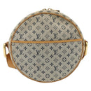 LOUIS VUITTON Monogram Mini Jeanne GM Shoulder Bag Blue M92000 LV Auth gh1883-13