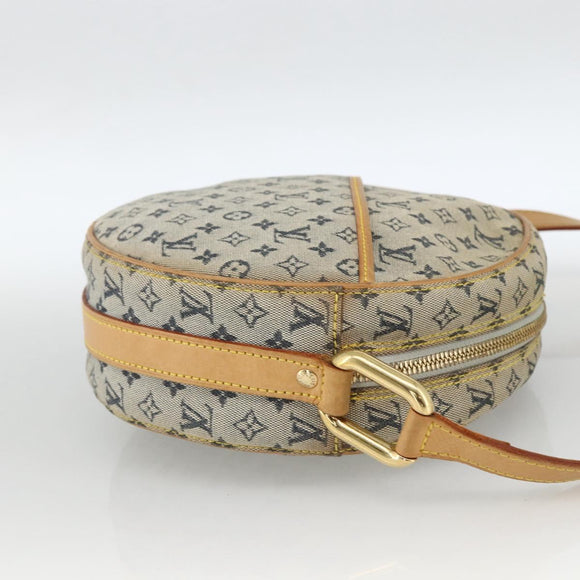 LOUIS VUITTON Monogram Mini Jeanne GM Shoulder Bag Blue M92000 LV Auth gh1883