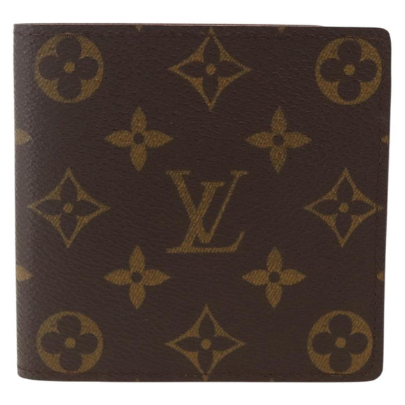LOUIS VUITTON Monogram Portefeuille Marco Bifold Wallet M61675 LV Auth gh1887