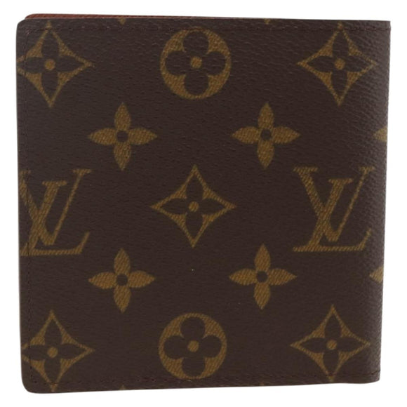 LOUIS VUITTON Monogram Portefeuille Marco Bifold Wallet M61675 LV Auth gh1887