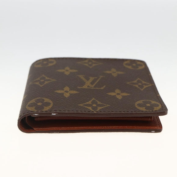 LOUIS VUITTON Monogram Portefeuille Marco Bifold Wallet M61675 LV Auth gh1887
