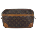 LOUIS VUITTON Monogram Compiegne 28 Clutch Bag M51845 LV Auth gh1888-13