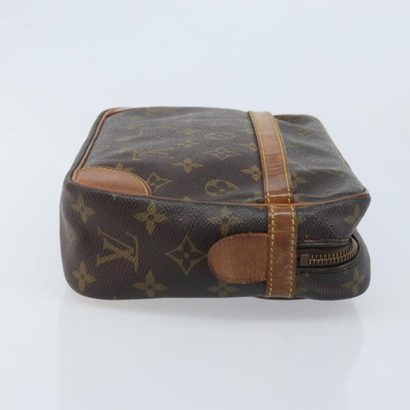 LOUIS VUITTON Monogram Compiegne 28 Clutch Bag M51845 LV Auth gh1888