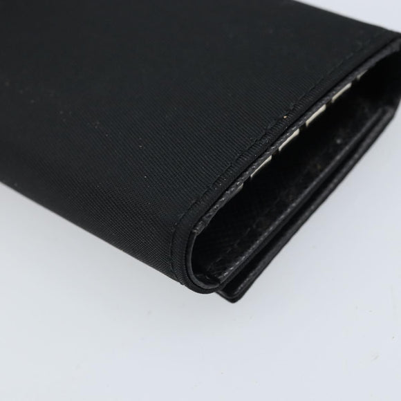 PRADA Key Case Nylon Black Black Auth gh1895
