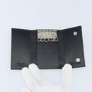 PRADA Key Case Nylon Black Black Auth gh1895-8
