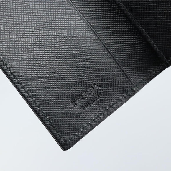 PRADA Key Case Nylon Black Black Auth gh1895