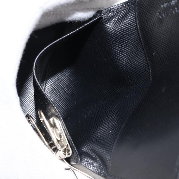 PRADA Key Case Nylon Black Black Auth gh1895