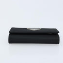 PRADA Key Case Nylon Black Black Auth gh1895-6