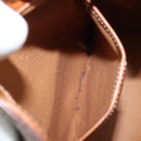 CELINE Macadam Canvas Backpack PVC Leather Brown Gold Auth gh1897-24