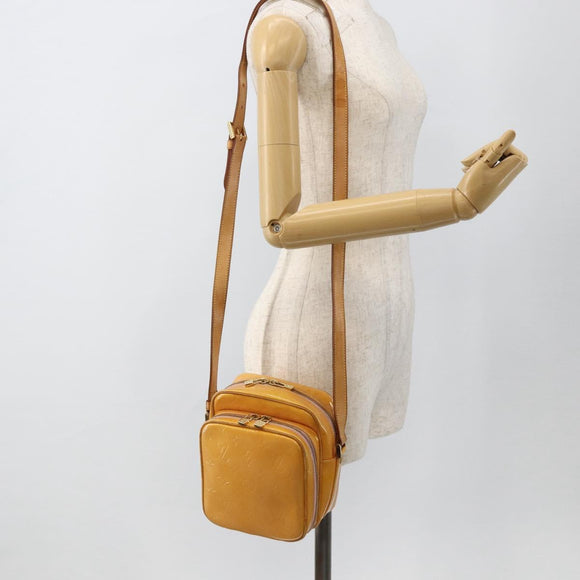 LOUIS VUITTON Monogram Vernis Wooster Bag Marshmallow Pink M91037 LV Auth gh1900